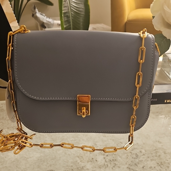 Valentino Garavani Chain Flap Bag - Aqua - Picture 1 of 5